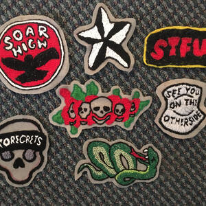 Hand embroidered BBMC jacket patches