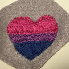 Bisexual Pride Heart